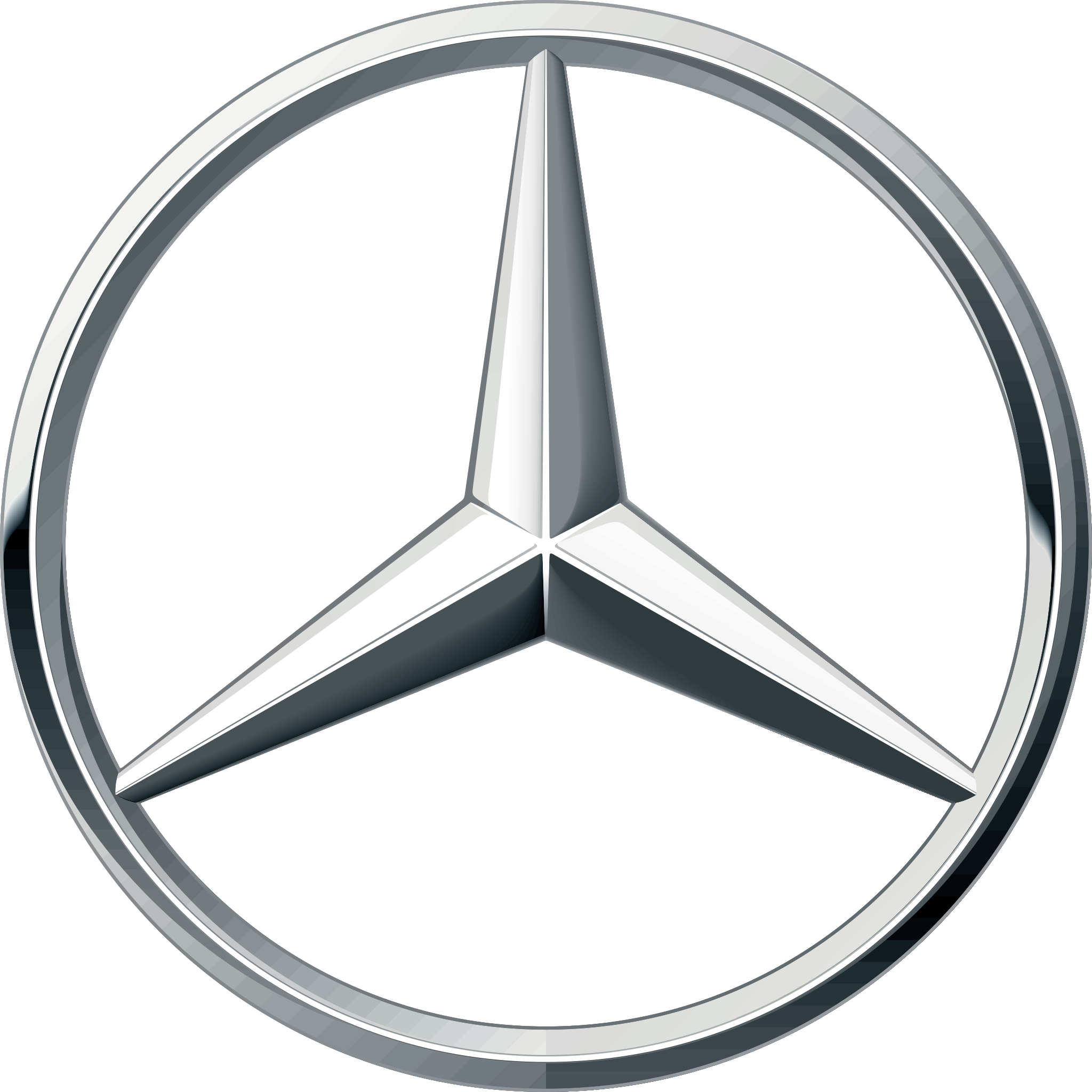 Mercedes avtomobil brendinin loqosu